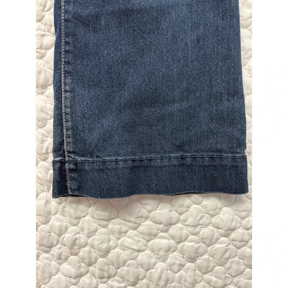 Jessica‎ Simpson Womens Blue Wash Denim Flare Jeans Button Fly SIze 30/10